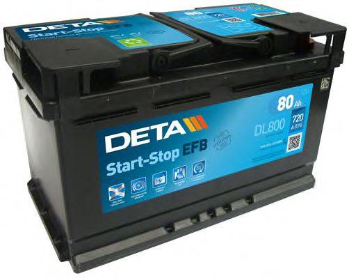 Стартерна акумуляторна батарея; Стартерна акумуляторна батарея DETA DL800