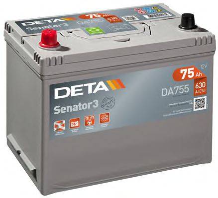 DETA DA755 Стартерная аккумуляторная батарея; Стартерная аккумуляторная батарея