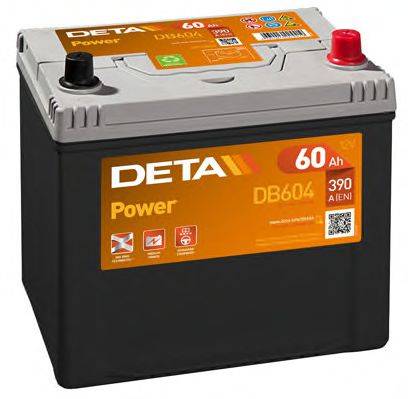 Стартерна акумуляторна батарея; Стартерна акумуляторна батарея DETA DB604