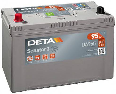 Стартерна акумуляторна батарея; Стартерна акумуляторна батарея DETA DA955