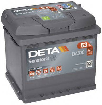 Стартерна акумуляторна батарея; Стартерна акумуляторна батарея DETA DA530