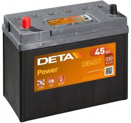 Стартерна акумуляторна батарея; Стартерна акумуляторна батарея DETA DB457