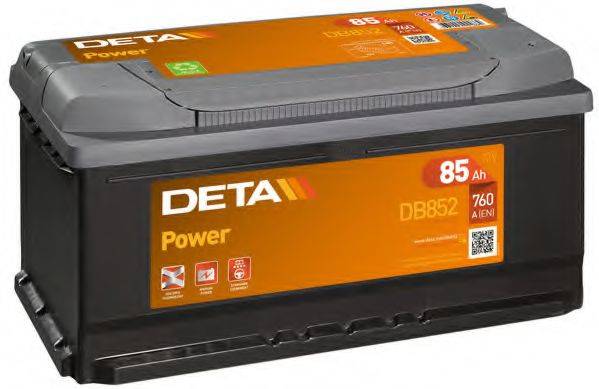 Стартерна акумуляторна батарея; Стартерна акумуляторна батарея DETA DB852