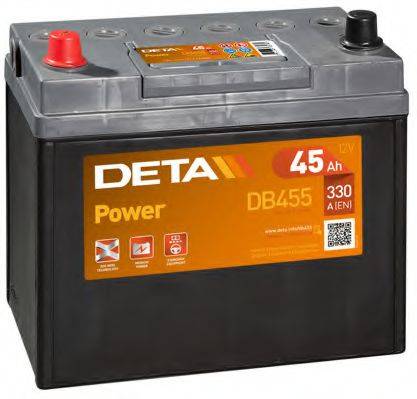 Стартерна акумуляторна батарея; Стартерна акумуляторна батарея DETA DB455