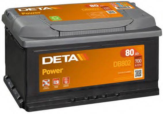 Стартерная аккумуляторная батарея; Стартерная аккумуляторная батарея DETA DB802