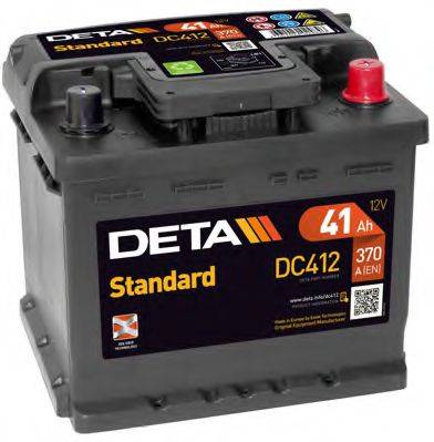 Стартерна акумуляторна батарея; Стартерна акумуляторна батарея DETA DC412