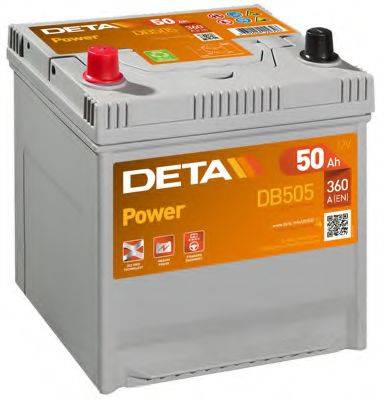 Стартерна акумуляторна батарея; Стартерна акумуляторна батарея DETA DB505