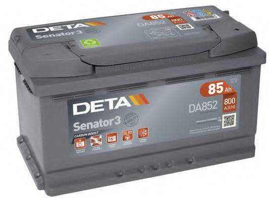 Стартерная аккумуляторная батарея; Стартерная аккумуляторная батарея DETA DA852