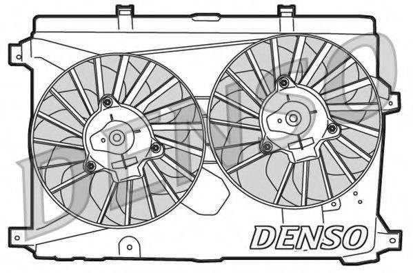 NPS DER01015 Вентилятор, охлаждение двигателя