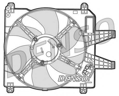 NPS DER09004 Вентилятор, охлаждение двигателя