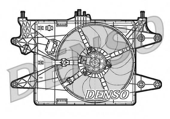 NPS DER09081 Вентилятор, охлаждение двигателя