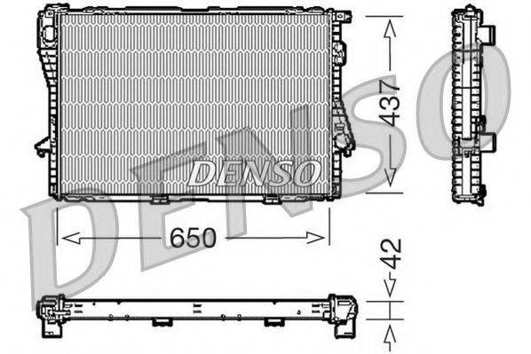 Радіатор, охолодження двигуна NPS DRM05068