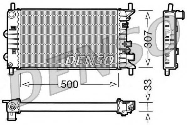 NPS DRM10024 Радиатор, охлаждение двигателя