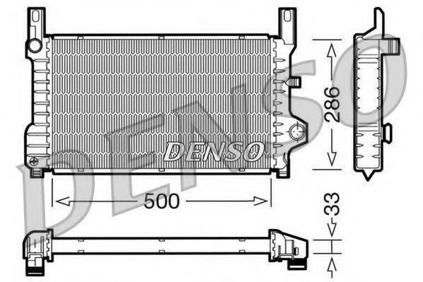 NPS DRM10036 Радиатор, охлаждение двигателя