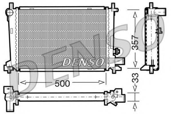 Радіатор, охолодження двигуна NPS DRM10039
