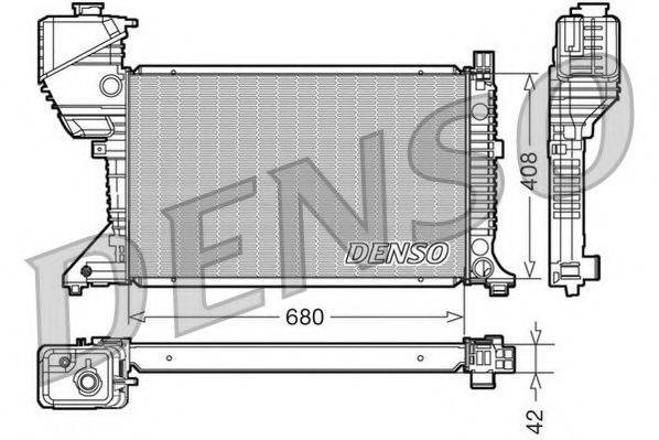 NPS DRM17017 Радиатор, охлаждение двигателя