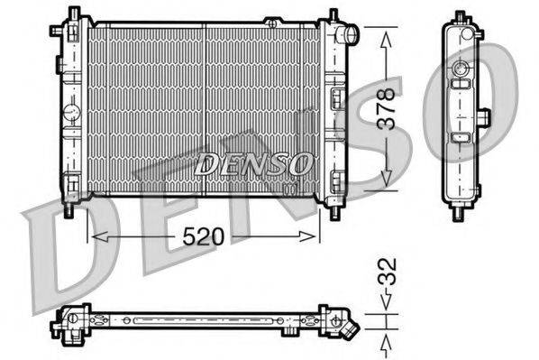 NPS DRM20030 Радиатор, охлаждение двигателя