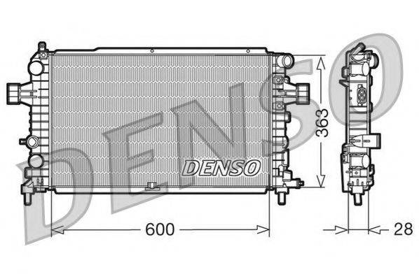 Радиатор, охлаждение двигателя NPS DRM20105