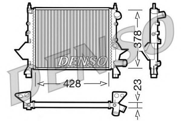 Радиатор, охлаждение двигателя NPS DRM23081