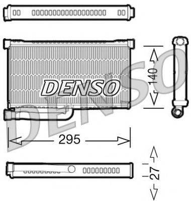 Теплообмінник, опалення салону NPS DRR02004