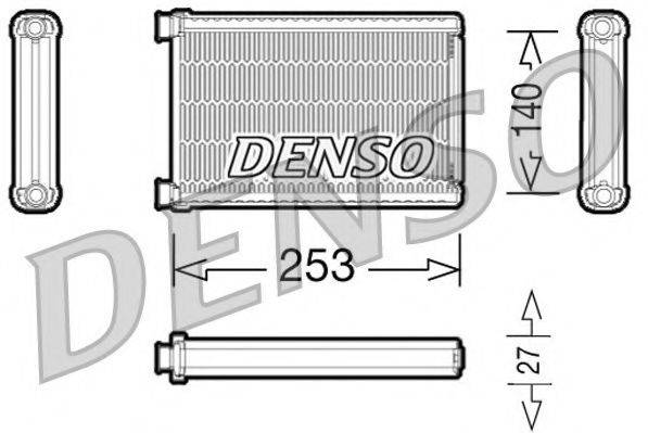 NPS DRR05005 Теплообменник, отопление салона