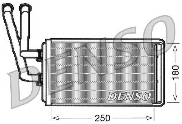 NPS DRR09100 Теплообменник, отопление салона