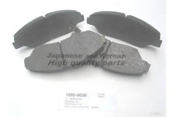 Комплект тормозных колодок, дисковый тормоз ASHUKI 1080-9030