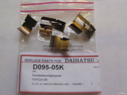 Комплект гальмівних колодок, дискове гальмо ASHUKI D095-05K