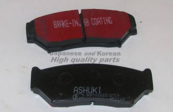 ASHUKI K01216A Комплект тормозных колодок, дисковый тормоз