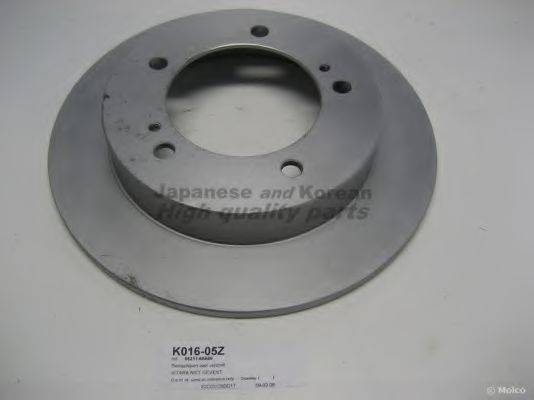 Тормозной диск ASHUKI K016-05Z