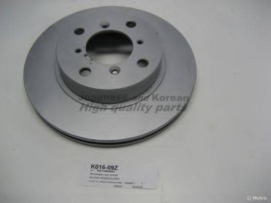 Тормозной диск ASHUKI K016-09Z