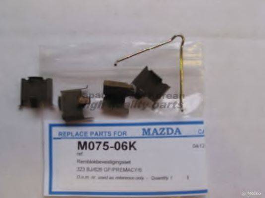 Комплектующие, колодки дискового тормоза ASHUKI M075-06K