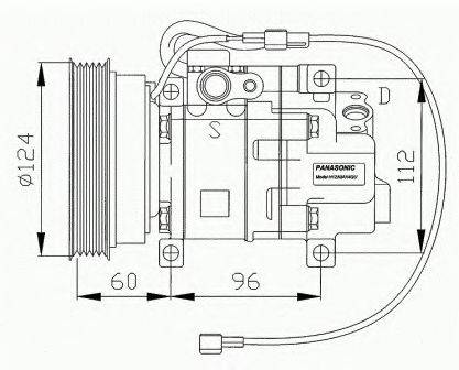 ASHUKI M55013 Компрессор, кондиционер