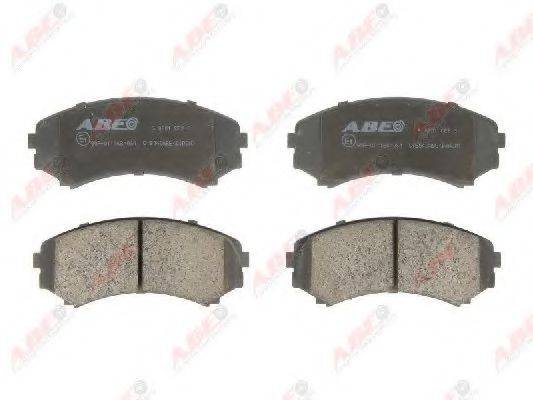 ABE C15040ABE Комплект тормозных колодок, дисковый тормоз