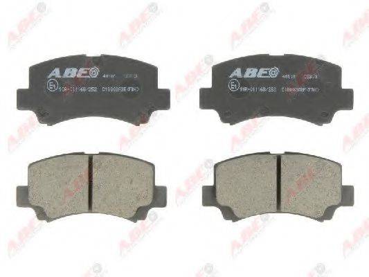 ABE C18002ABE Комплект тормозных колодок, дисковый тормоз