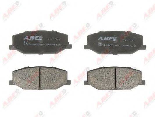 ABE C18003ABE Комплект тормозных колодок, дисковый тормоз