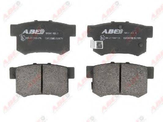ABE C24005ABE Комплект тормозных колодок, дисковый тормоз