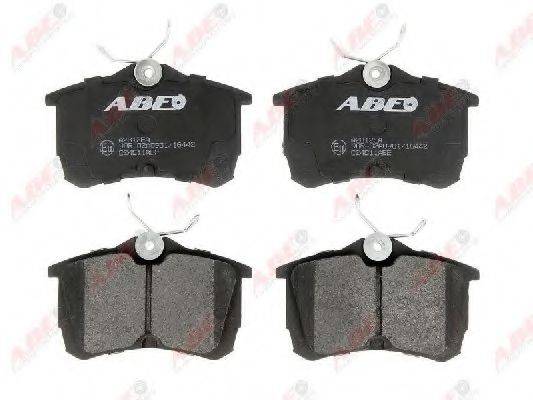ABE C24011ABE Комплект тормозных колодок, дисковый тормоз