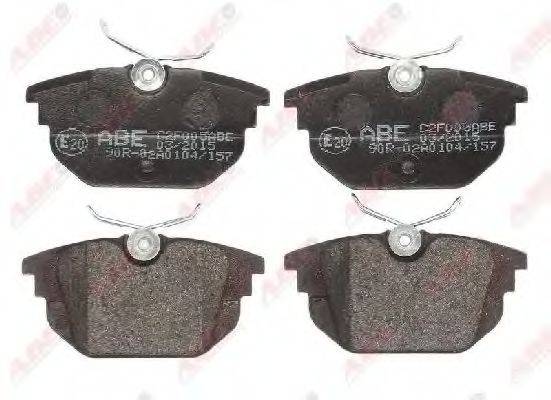 ABE C2F005ABE Комплект тормозных колодок, дисковый тормоз