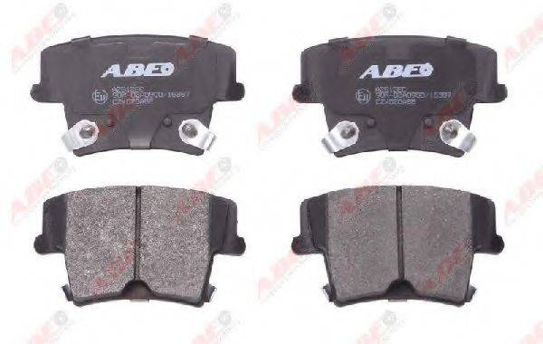 ABE C2Y020ABE Комплект тормозных колодок, дисковый тормоз