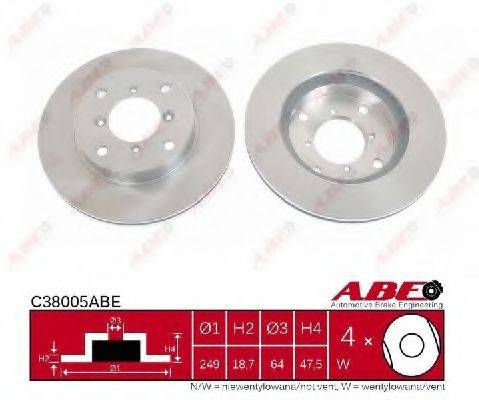 ABE C38005ABE Тормозной диск