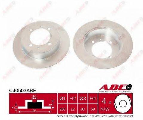 ABE C40503ABE Тормозной диск