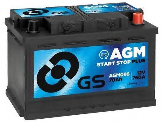Стартерна акумуляторна батарея GS AGM096