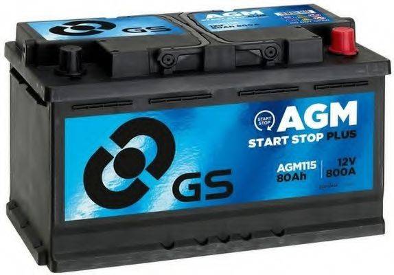 Стартерна акумуляторна батарея GS AGM115