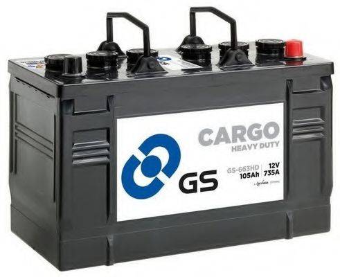 Стартерна акумуляторна батарея GS GS-663HD