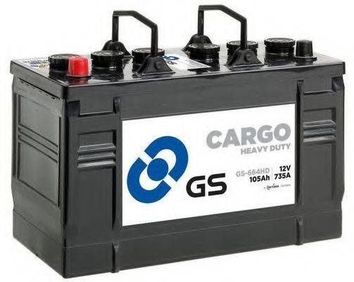Стартерна акумуляторна батарея GS GS-664HD