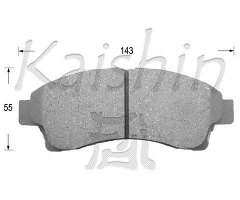 KAISHIN D3113 Комплект тормозных колодок, дисковый тормоз