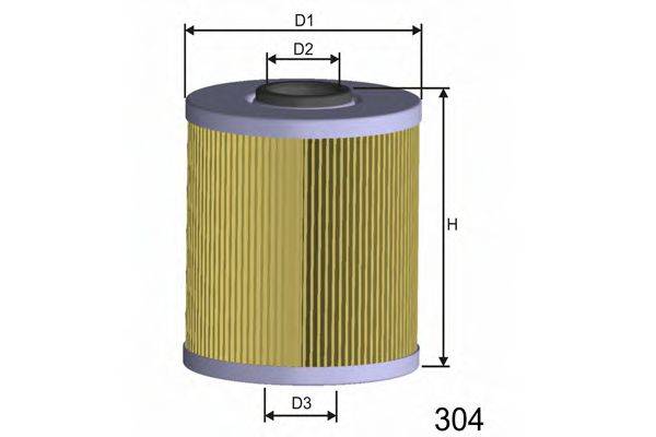 MISFAT F652 Топливный фильтр