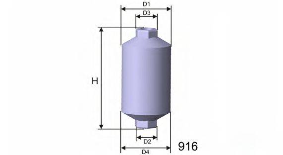MISFAT E502 Топливный фильтр