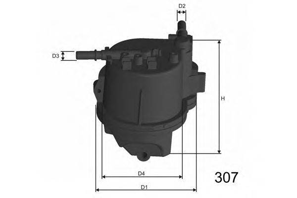 MISFAT F112 Топливный фильтр